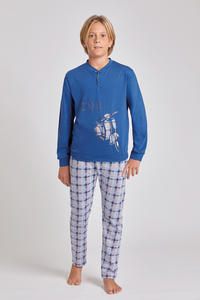 BOY'S PAJAMA M/L EP4083 Tellini S.r.l. Wholesale Clothing